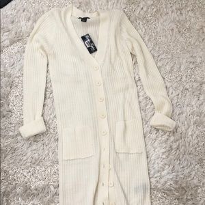Cream cardigan